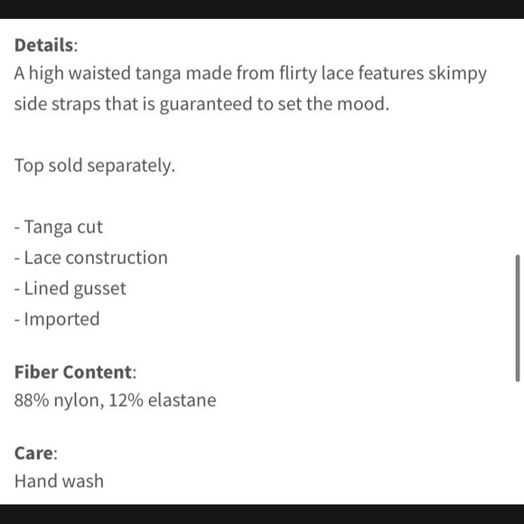 Free People Ivory Reese High Waisted Tanga Panties - Picture 2 of 8